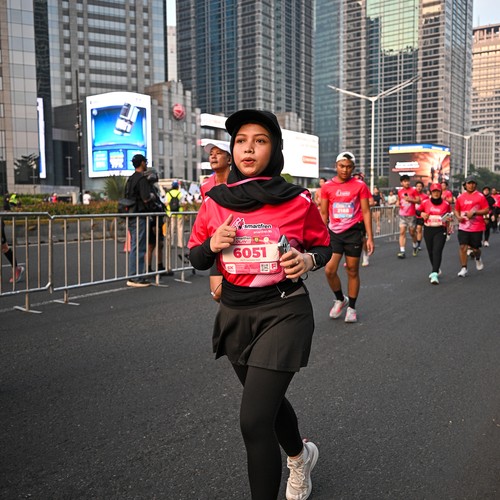 Race photo from SMARTFREN RUN 2026