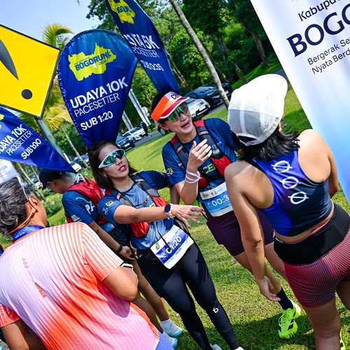 Race photo from BOGORUN 2026
