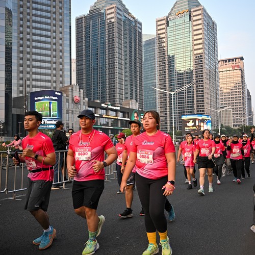 Race photo from SMARTFREN RUN 2026