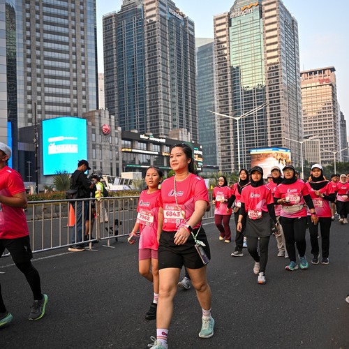 Race photo from SMARTFREN RUN 2026