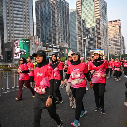 Race photo from SMARTFREN RUN 2026