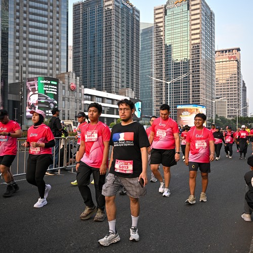 Race photo from SMARTFREN RUN 2026