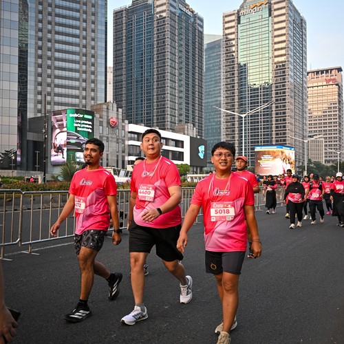 Race photo from SMARTFREN RUN 2026