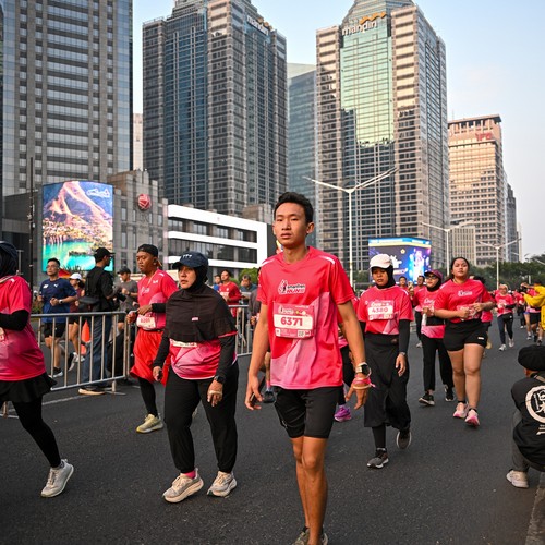 Race photo from SMARTFREN RUN 2026