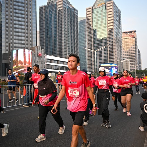 Race photo from SMARTFREN RUN 2026