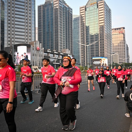 Race photo from SMARTFREN RUN 2026