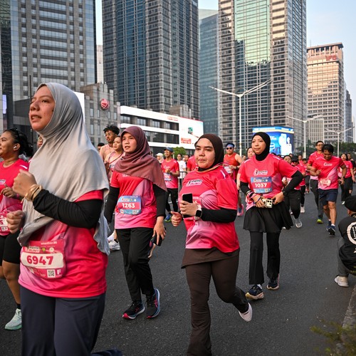 Race photo from SMARTFREN RUN 2026