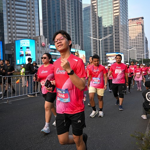 Race photo from SMARTFREN RUN 2026