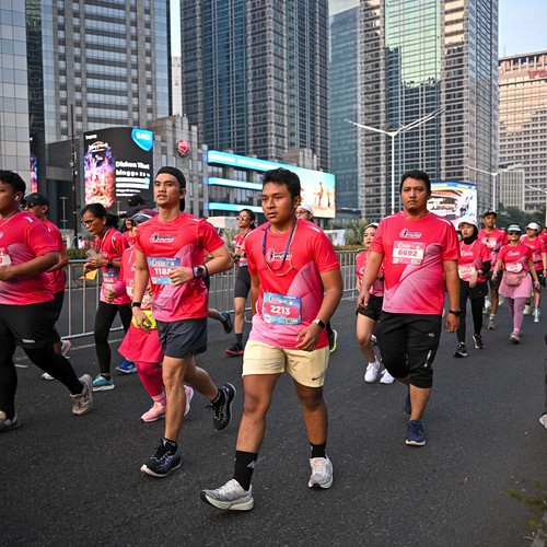 Race photo from SMARTFREN RUN 2026