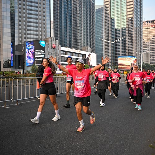 Race photo from SMARTFREN RUN 2026