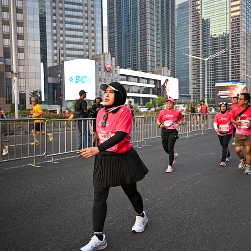 Race photo from SMARTFREN RUN 2026