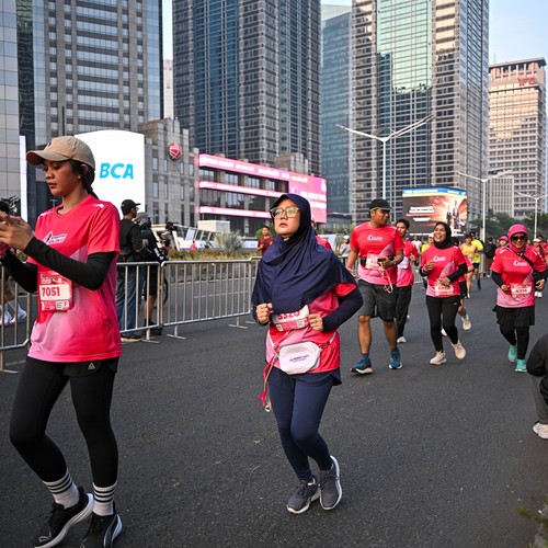 Race photo from SMARTFREN RUN 2026