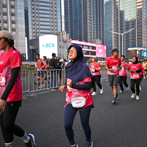 Race photo from SMARTFREN RUN 2026