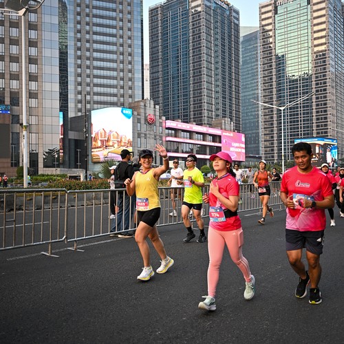 Race photo from SMARTFREN RUN 2026