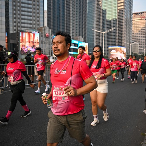 Race photo from SMARTFREN RUN 2026