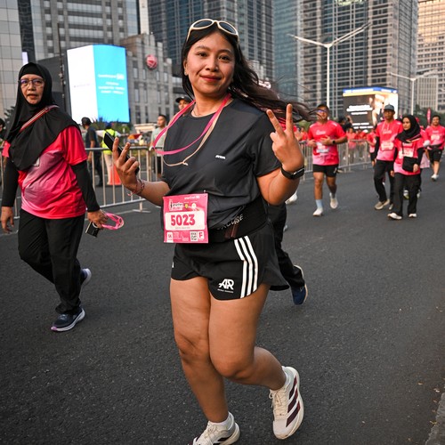 Race photo from SMARTFREN RUN 2026