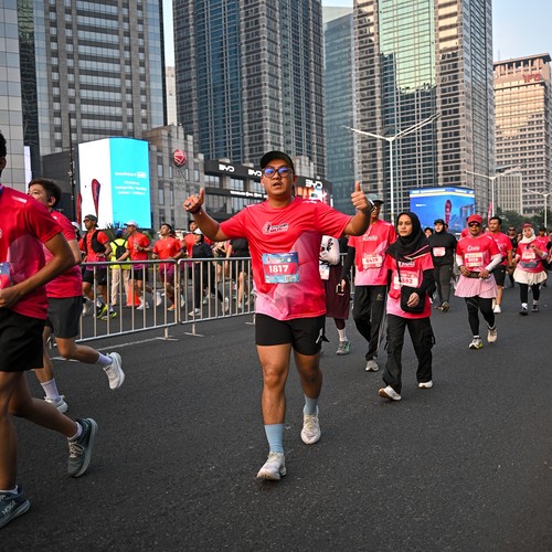 Race photo from SMARTFREN RUN 2026