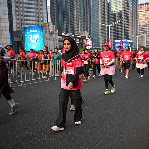 Race photo from SMARTFREN RUN 2026