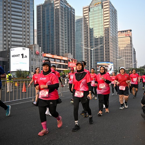 Race photo from SMARTFREN RUN 2026