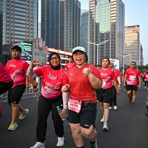 Race photo from SMARTFREN RUN 2026