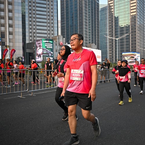 Race photo from SMARTFREN RUN 2026