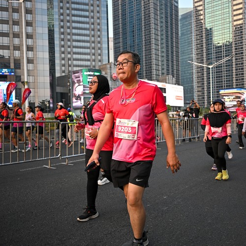 Race photo from SMARTFREN RUN 2026