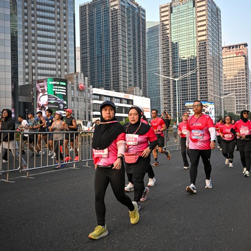 Race photo from SMARTFREN RUN 2026