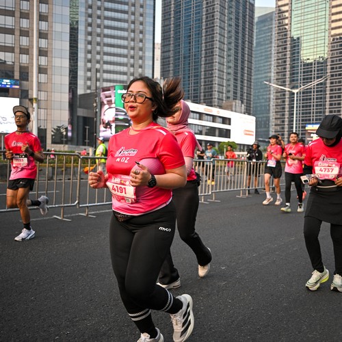 Race photo from SMARTFREN RUN 2026