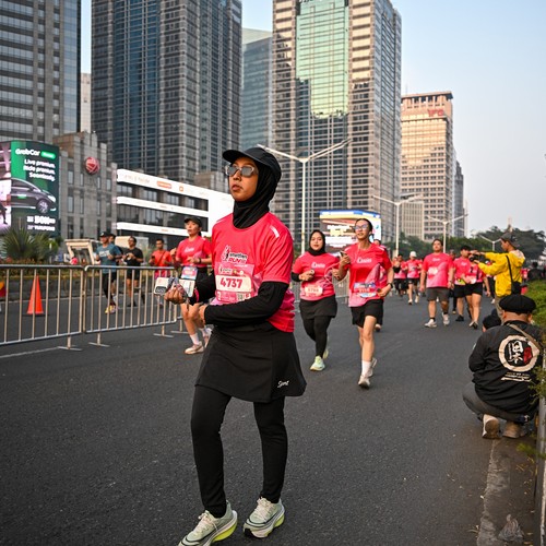 Race photo from SMARTFREN RUN 2026