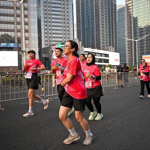 Race photo from SMARTFREN RUN 2026