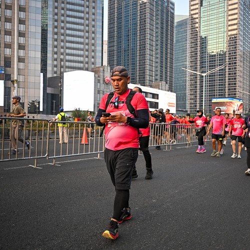 Race photo from SMARTFREN RUN 2026