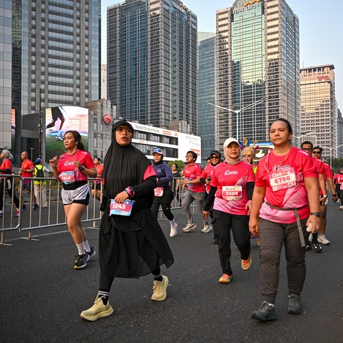 Race photo from SMARTFREN RUN 2026