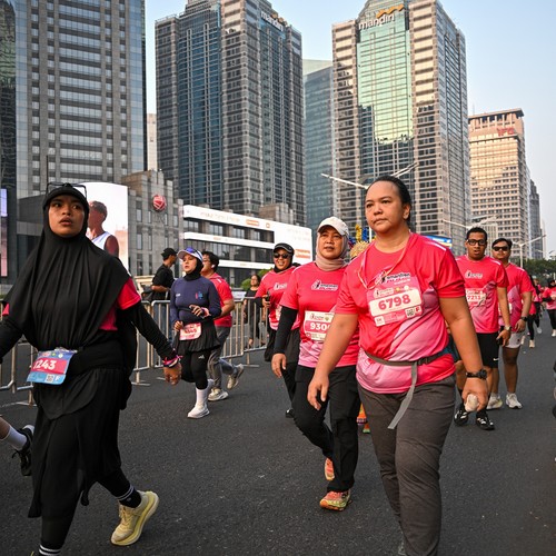 Race photo from SMARTFREN RUN 2026