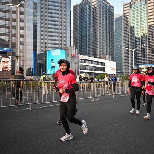 Race photo from SMARTFREN RUN 2026