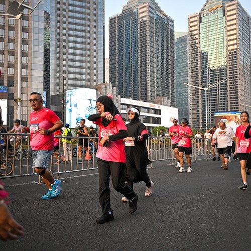 Race photo from SMARTFREN RUN 2026