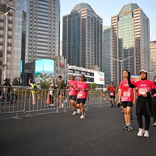 Race photo from SMARTFREN RUN 2026