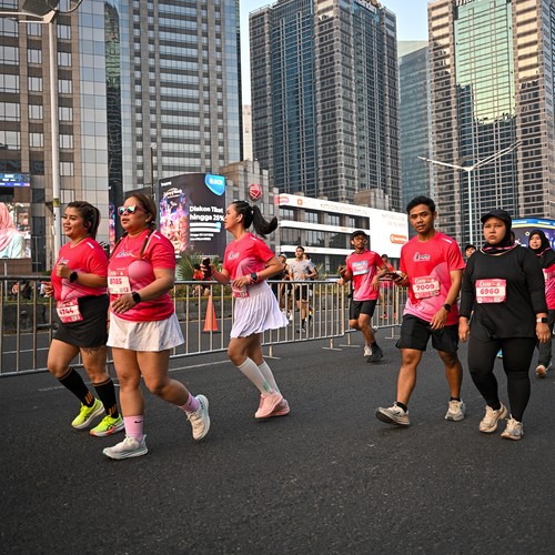 Race photo from SMARTFREN RUN 2026