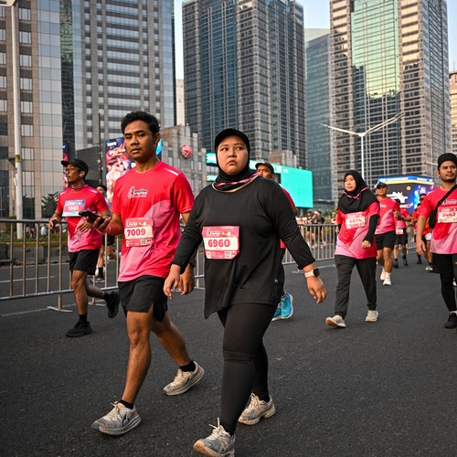 Race photo from SMARTFREN RUN 2026
