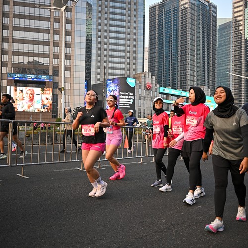 Race photo from SMARTFREN RUN 2026