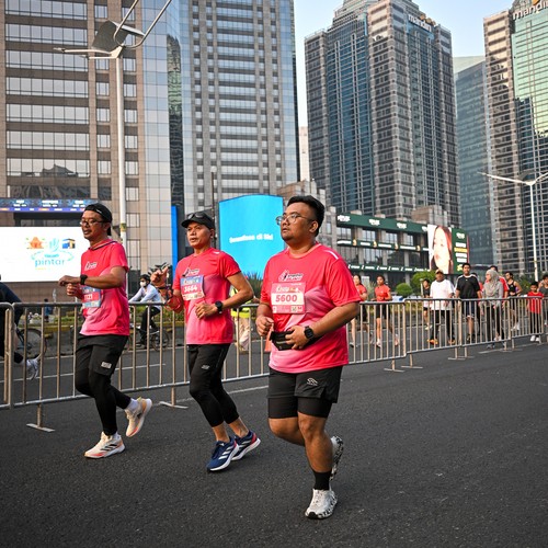 Race photo from SMARTFREN RUN 2026