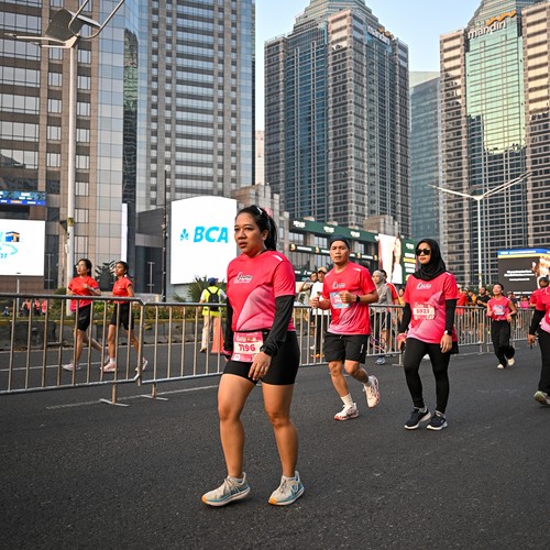 Race photo from SMARTFREN RUN 2026