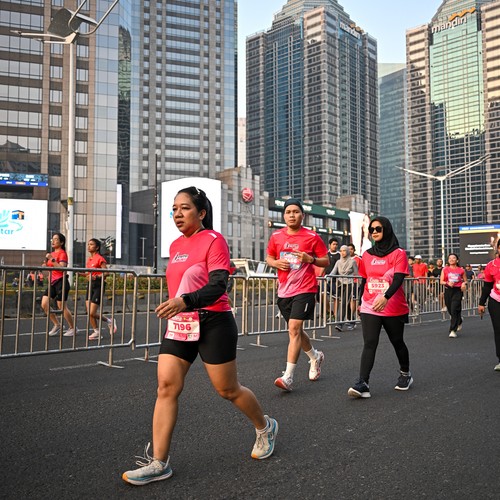 Race photo from SMARTFREN RUN 2026