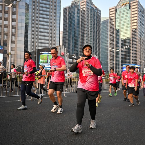 Race photo from SMARTFREN RUN 2026