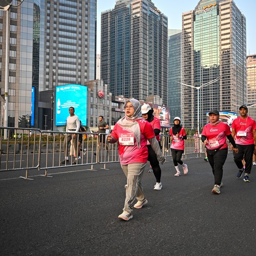 Race photo from SMARTFREN RUN 2026