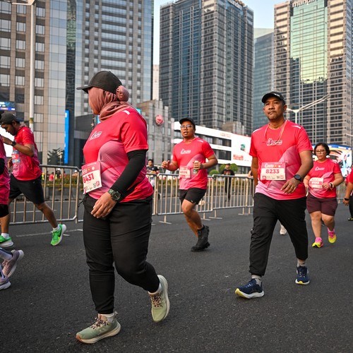 Race photo from SMARTFREN RUN 2026