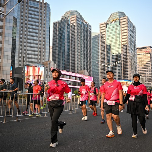 Race photo from SMARTFREN RUN 2026