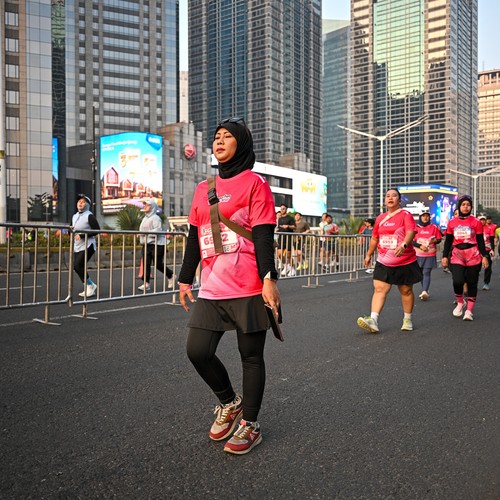 Race photo from SMARTFREN RUN 2026