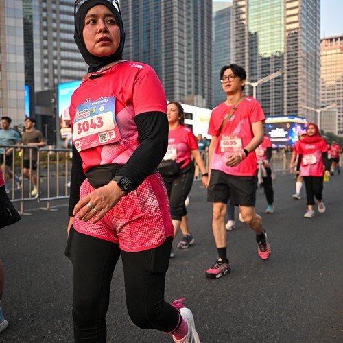 Race photo from SMARTFREN RUN 2026