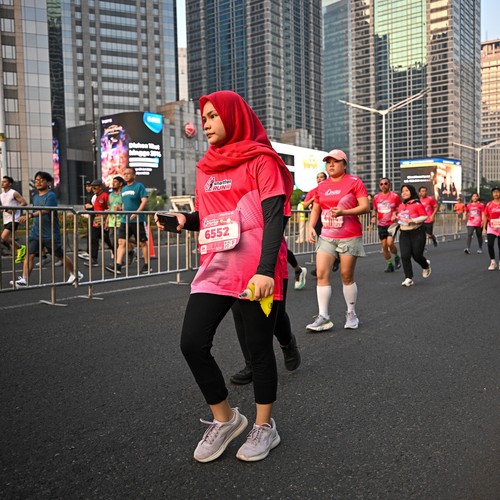 Race photo from SMARTFREN RUN 2026