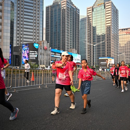 Race photo from SMARTFREN RUN 2026